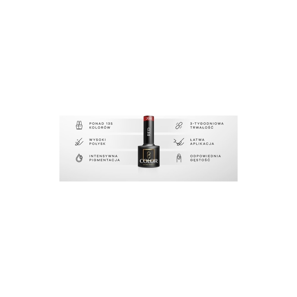 Produktbild för Activeshop OCHO NAILS hybridlack rosa 301 -5 g 12737023_more...