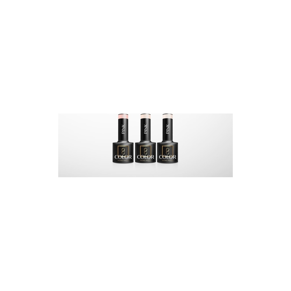 Produktbild för Activeshop OCHO NAILS hybridlack rosa 301 -5 g 12737023_more...