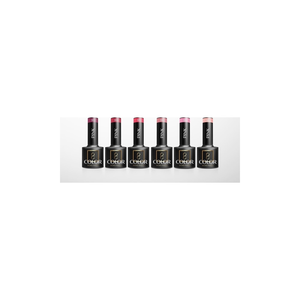 Produktbild för Activeshop OCHO NAILS hybridlack rosa 301 -5 g 12737023_more...