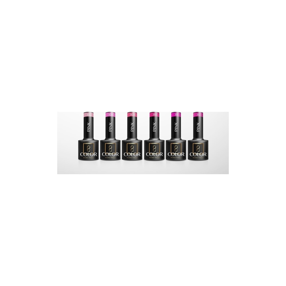 Produktbild för Activeshop OCHO NAILS hybridlack rosa 301 -5 g 12737023_more...
