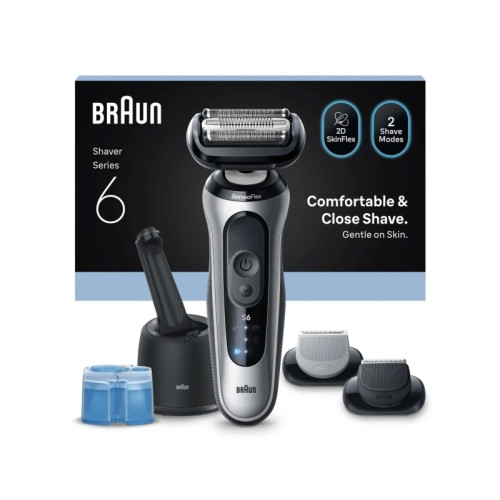 Braun Braun Series 6 62-S7650cc, Folierakapparat, Silver, Knappar,...