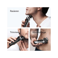 Produktbild för Braun Series 6 62-S7650cc, Folierakapparat, Silver, Knappar,...