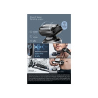 Produktbild för Braun Series 6 62-S7650cc, Folierakapparat, Silver, Knappar,...