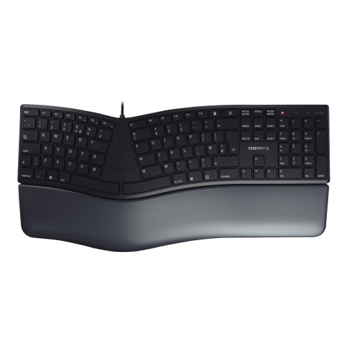 CHERRY CHERRY KC 4500 ERGO - tangentbord - QWERTY - brittisk - svart Inmatningsenhet