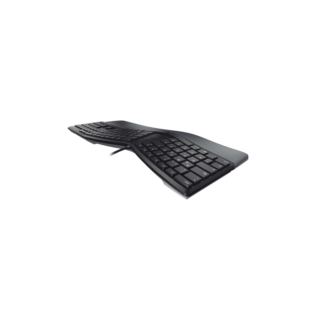 Produktbild för CHERRY KC 4500 ERGO - tangentbord - QWERTY - brittisk - svart Inmatningsenhet