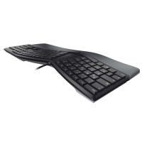 Produktbild för CHERRY KC 4500 ERGO - tangentbord - QWERTY - brittisk - svart Inmatningsenhet