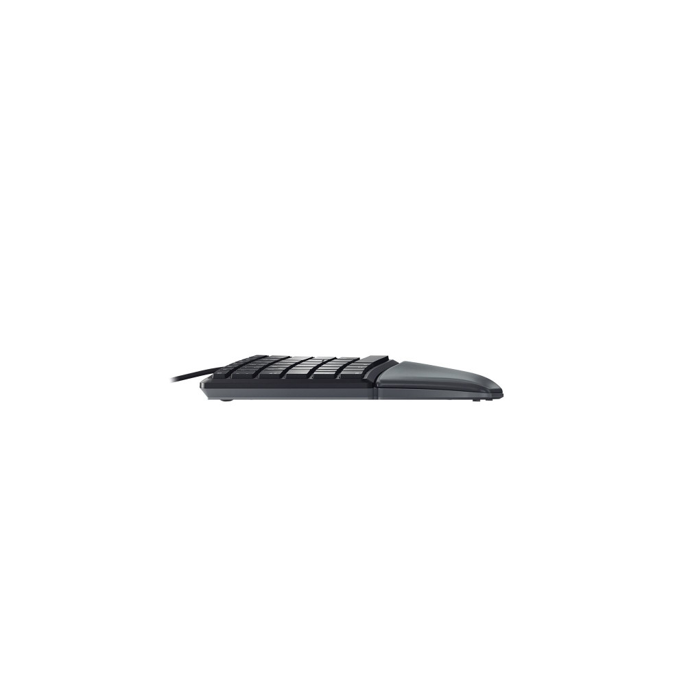 Produktbild för CHERRY KC 4500 ERGO - tangentbord - QWERTY - brittisk - svart Inmatningsenhet