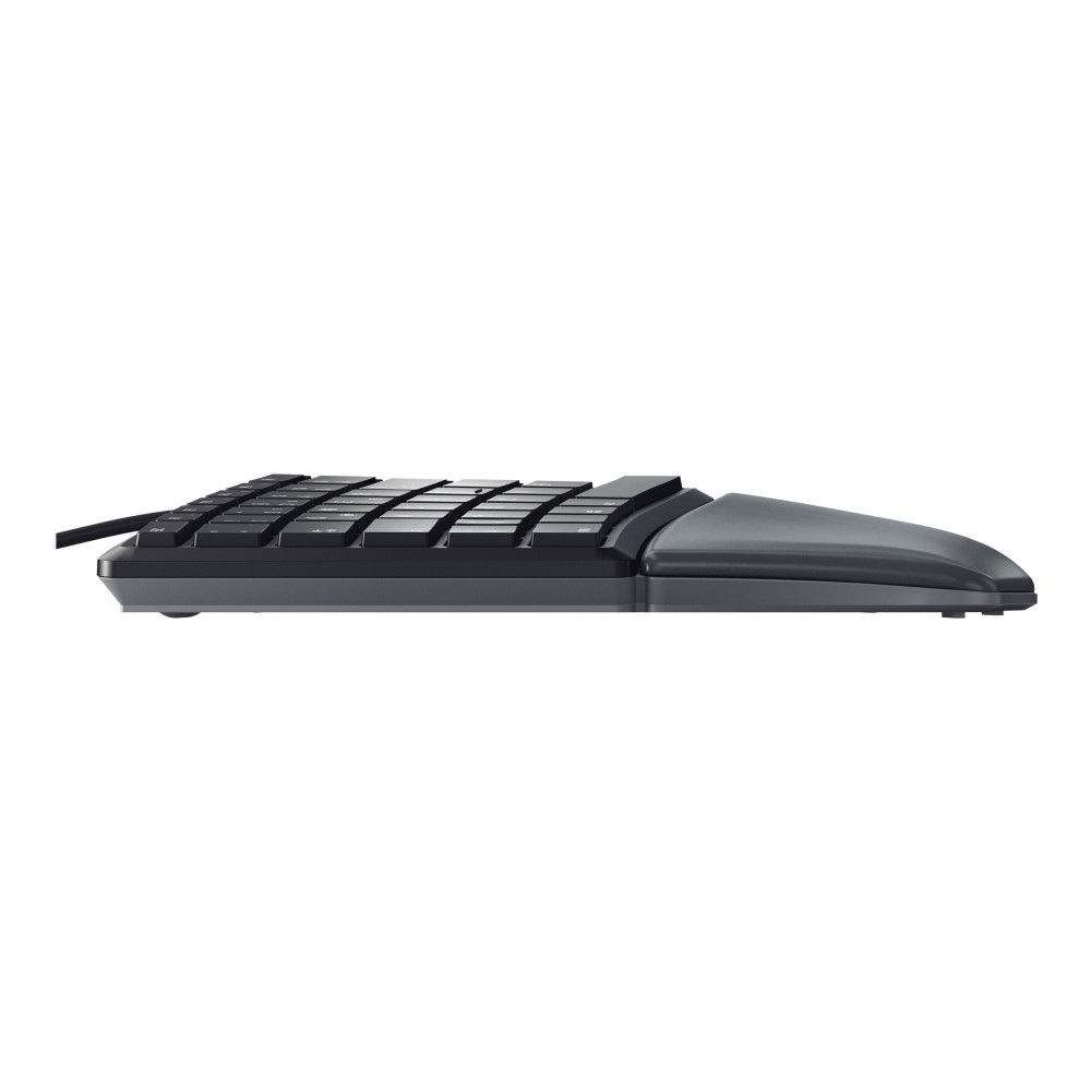 Produktbild för CHERRY KC 4500 ERGO - tangentbord - QWERTY - brittisk - svart Inmatningsenhet