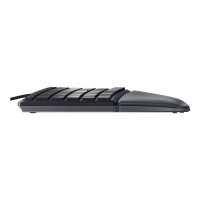Produktbild för CHERRY KC 4500 ERGO - tangentbord - QWERTY - brittisk - svart Inmatningsenhet