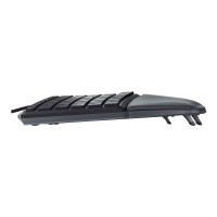 Produktbild för CHERRY KC 4500 ERGO - tangentbord - QWERTY - brittisk - svart Inmatningsenhet