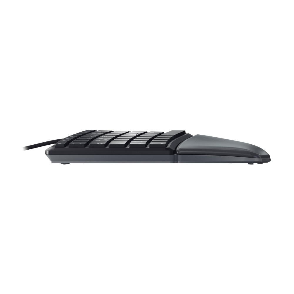 Produktbild för CHERRY KC 4500 ERGO - tangentbord - QWERTY - brittisk - svart Inmatningsenhet