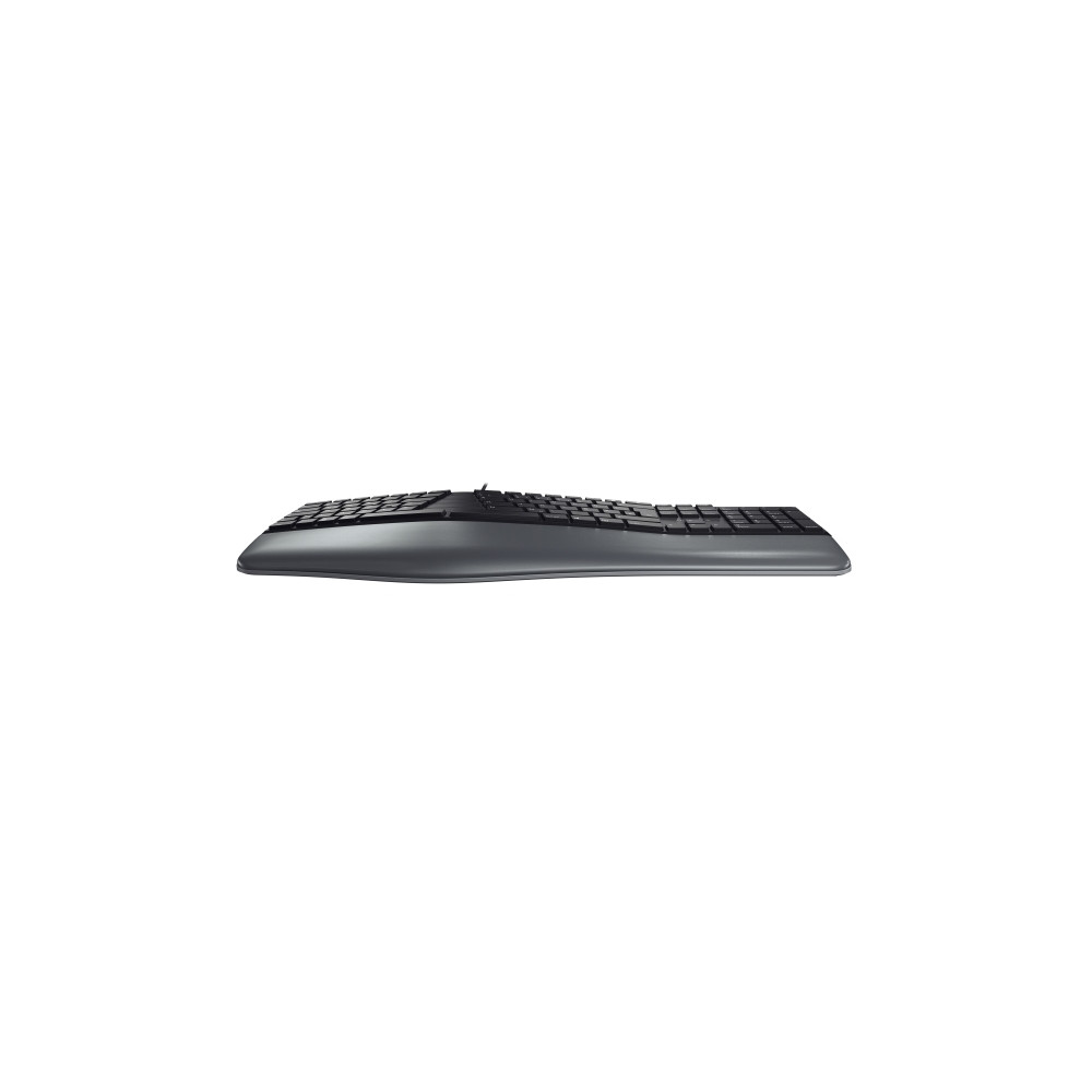 Produktbild för CHERRY KC 4500 ERGO - tangentbord - QWERTY - brittisk - svart Inmatningsenhet