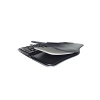 Produktbild för CHERRY KC 4500 ERGO - tangentbord - QWERTY - brittisk - svart Inmatningsenhet