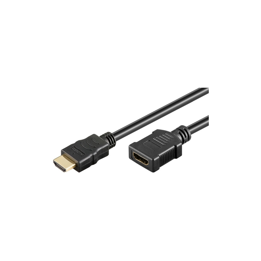 Produktbild för Goobay 76268, 0,5 m, HDMI Typ A (standard), HDMI Typ A (stan...