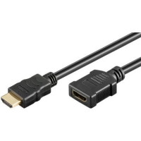 Produktbild för Goobay 76268, 0,5 m, HDMI Typ A (standard), HDMI Typ A (stan...