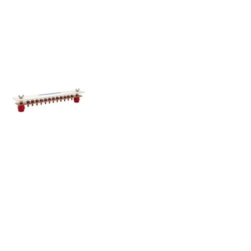 DAN-DELEKTRON DAN-DELEKTRON potentialutjämningsskena, koppar 40x5 mm, 10 s...