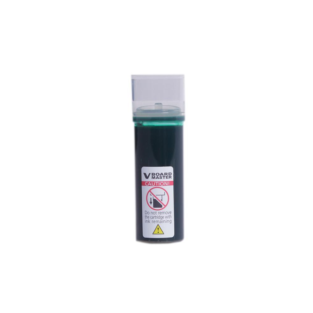 Produktbild för Refill, pilot whiteboardmarker V-Board Master, grön, 12-pack