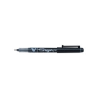 Produktbild för Fiberpenna, Pilot V-Sign, 0,6 mm, svart, förpackning om 12 s...