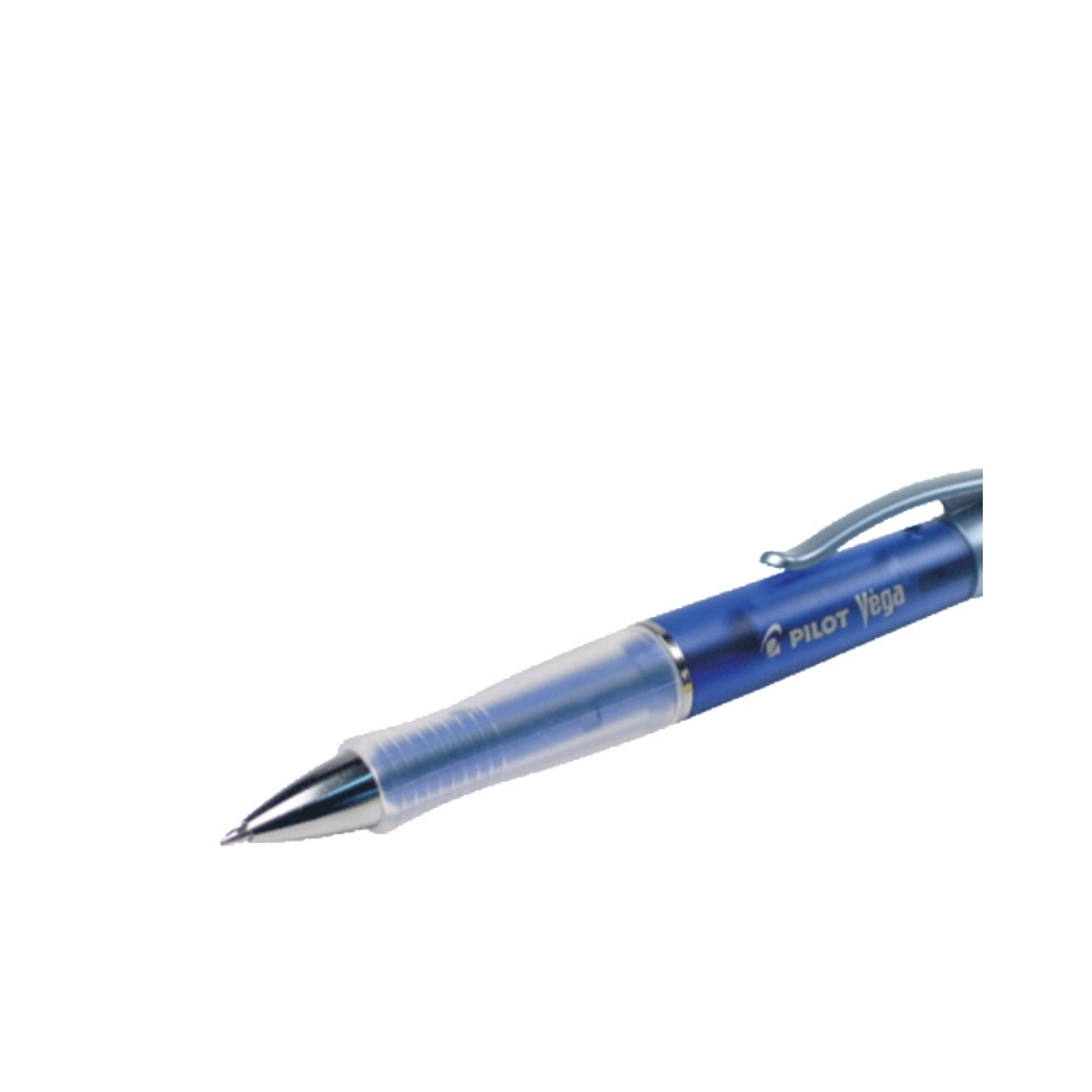 Produktbild för Kulpenna, Pilot Vega, påfyllningsbar, 1 mm, blå bläck, blå,...