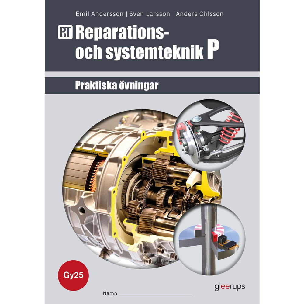 Produktbild för PbT Reparations- och systemteknik P 1-2, övningsbok, Gy25 (häftad)