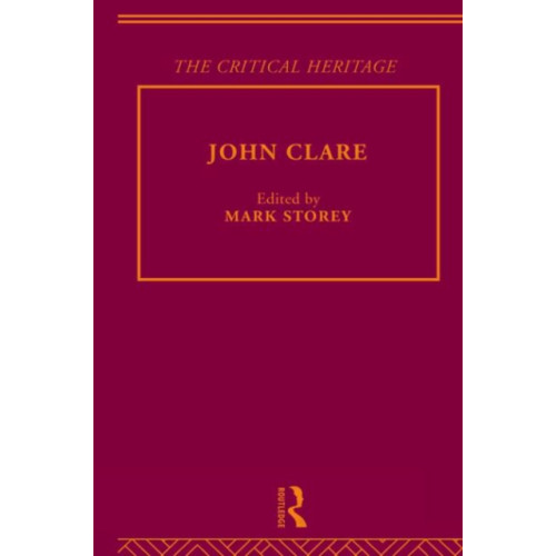 Taylor & francis ltd John Clare (inbunden, eng)