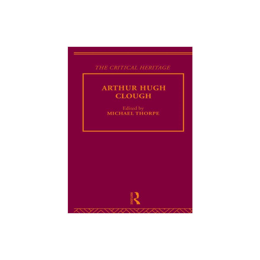 Produktbild för Arthur Hugh Clough (inbunden, eng)