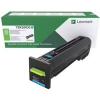 Produktbild för Lexmark - cyan - original - tonerkassett - LCCP, LRP
