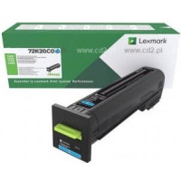 Produktbild för Lexmark - cyan - original - tonerkassett - LCCP, LRP