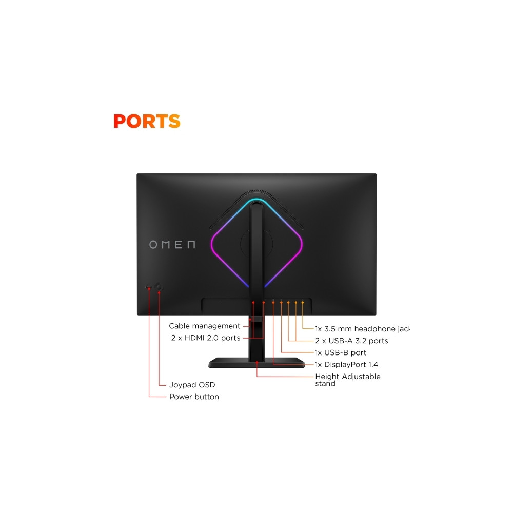 Produktbild för OMEN by HP 27qs G2