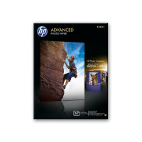 Produktbild för HP Advanced Glossy Photo Paper - fotopapper - blank - 25 ark - 130 x 180 mm