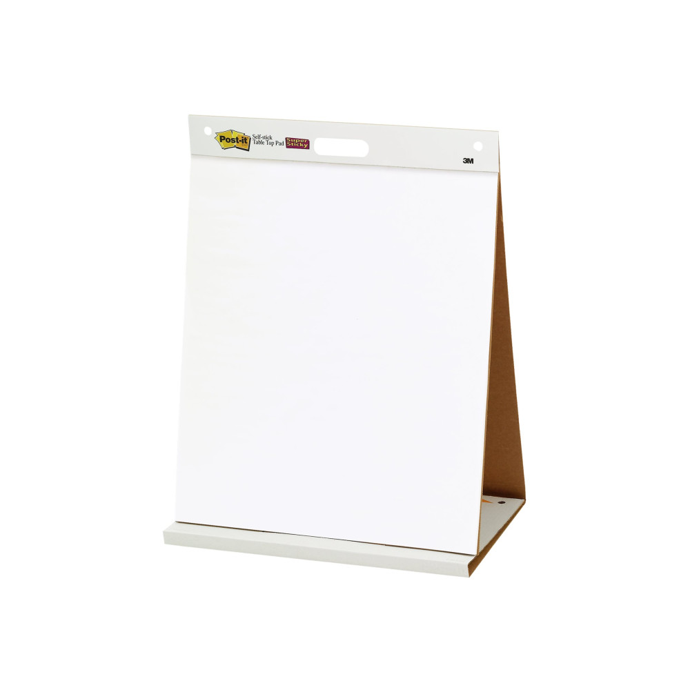 Produktbild för Post-it Tabletop Easel Pad 563R - flipdiagramblock - 508 x 584 mm - 20 ark