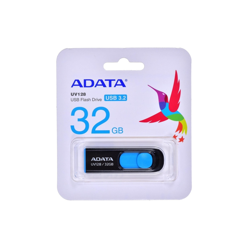 Produktbild för ADATA DashDrive UV128 - USB flash-enhet - 32 GB