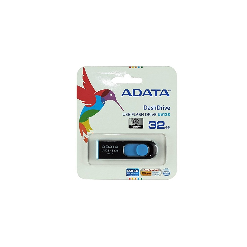 Produktbild för ADATA DashDrive UV128 - USB flash-enhet - 32 GB