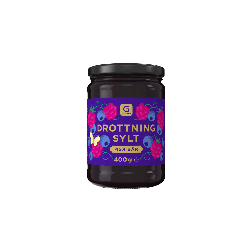 Produktbild för Drottningsylt 45% Bär 400g