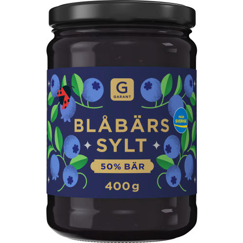 GARANT Blåbärssylt 50% Bär 400g