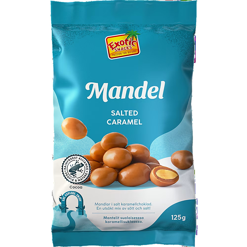 Produktbild för Mandel Salted Caramel 125g