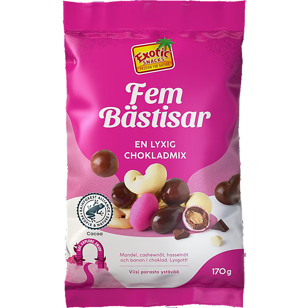 Produktbild för Fem Bästisar Dragémix 170g