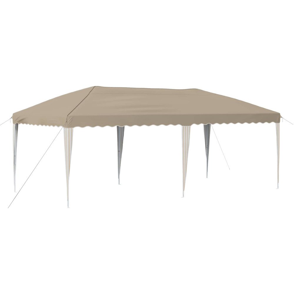 Produktbild för Pop-up Partytält 575 x 290 x 245 cm Gräddvit