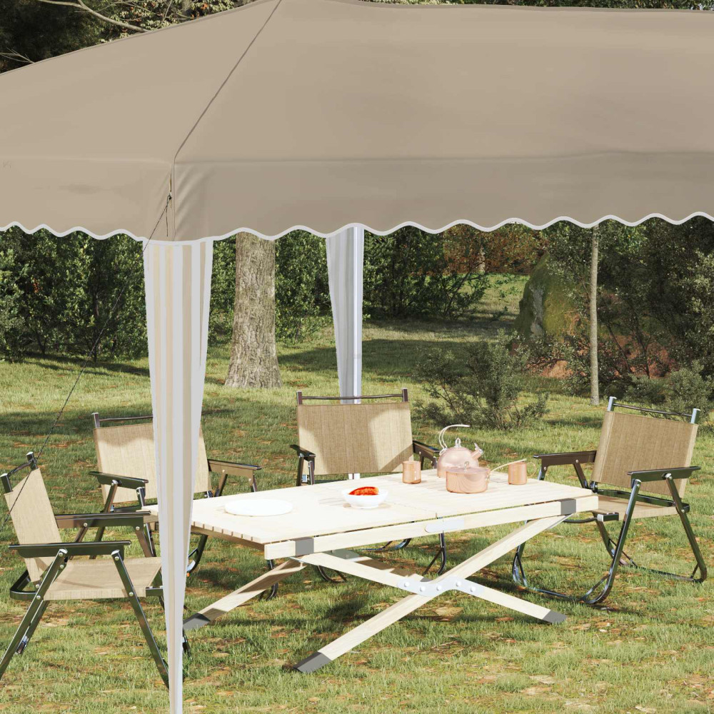 Produktbild för Pop-up Partytält 575 x 290 x 245 cm Gräddvit