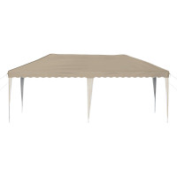 Produktbild för Pop-up Partytält 575 x 290 x 245 cm Gräddvit