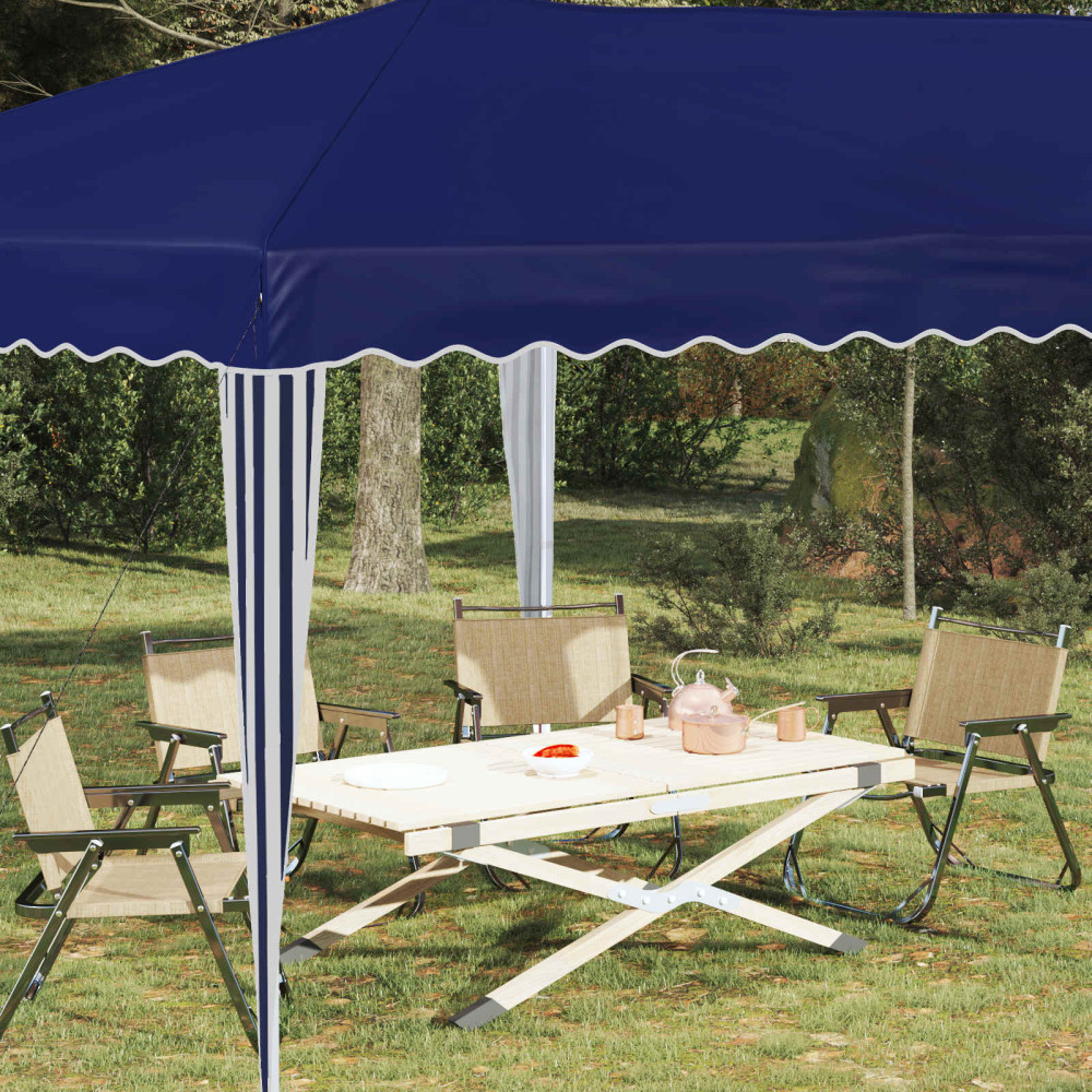 Produktbild för Pop-up Partytält 575 x 290 x 245 cm Blå