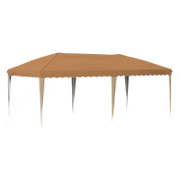 Produktbild för Pop-up Partytält 575 x 290 x 245 cm Beige