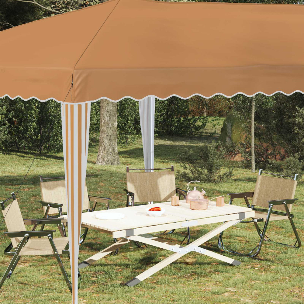Produktbild för Pop-up Partytält 575 x 290 x 245 cm Beige