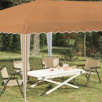 Produktbild för Pop-up Partytält 575 x 290 x 245 cm Beige