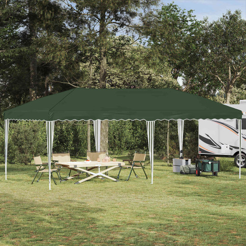 vidaXL Pop-up Partytält 575 x 290 x 245 cm Grön