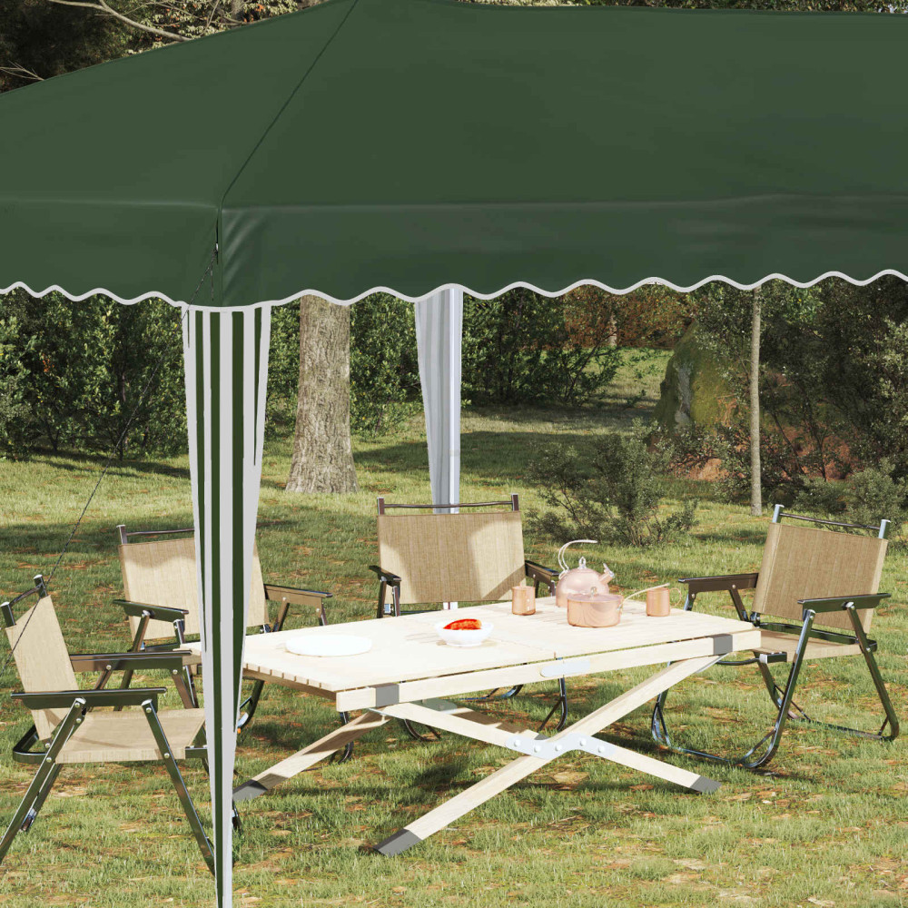 Produktbild för Pop-up Partytält 575 x 290 x 245 cm Grön