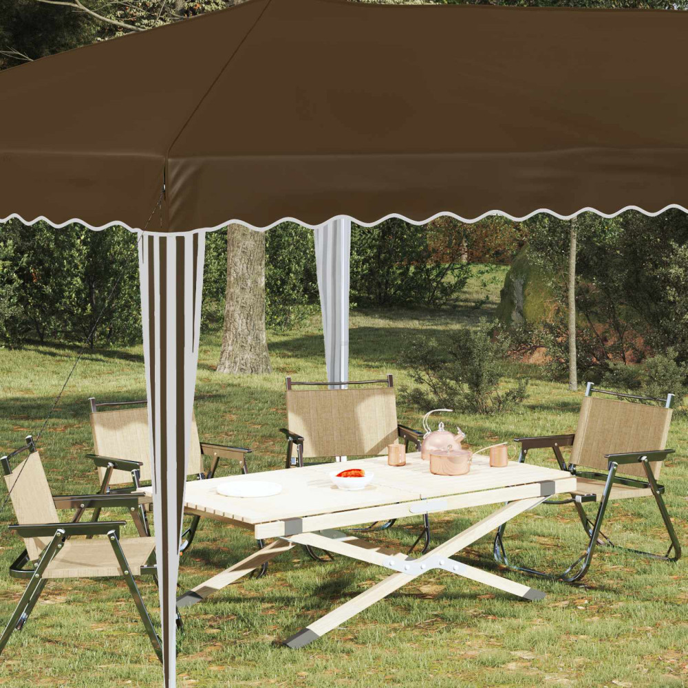 Produktbild för Pop-up Partytält 575 x 290 x 245 cm Taupe