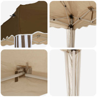 Produktbild för Pop-up Partytält 575 x 290 x 245 cm Taupe