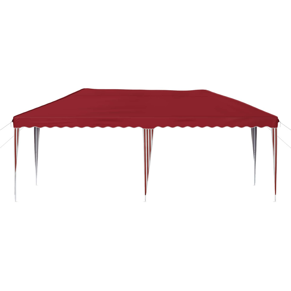 Produktbild för Pop-up Partytält 575 x 290 x 245 cm Vinröd
