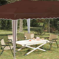 Produktbild för Pop-up Partytält 575 x 290 x 245 cm Brun